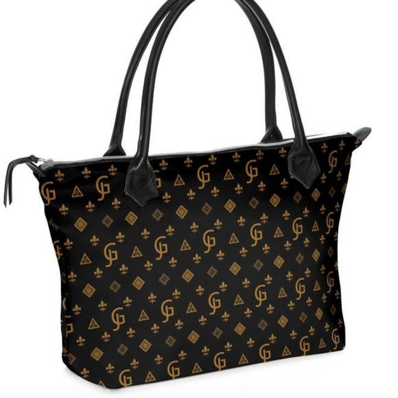 Garderobë Joshës Black Luxueuse Tote Handbag